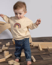 Load image into Gallery viewer, Rainbow Crewneck and Bloomer Set, Ivory
