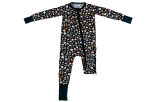 Load image into Gallery viewer, Convertible Long Sleeve Zip Romper, Wildflower
