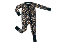 Load image into Gallery viewer, Convertible Long Sleeve Zip Romper, Wildflower
