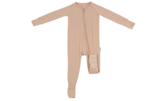 Load image into Gallery viewer, Convertible Long Sleeve Zip Romper, Dune
